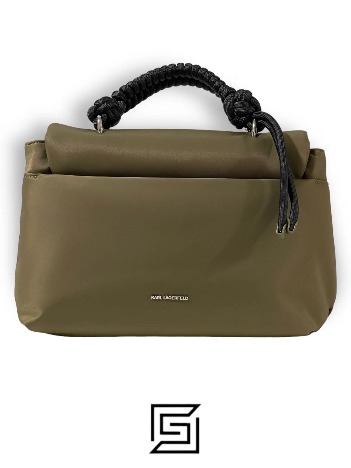 leather KARL LAGERFELD Torebka 230W3056 OLIVE