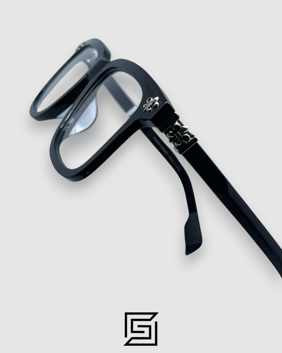 نظارات Chrome Hearts CH8245 - أسود