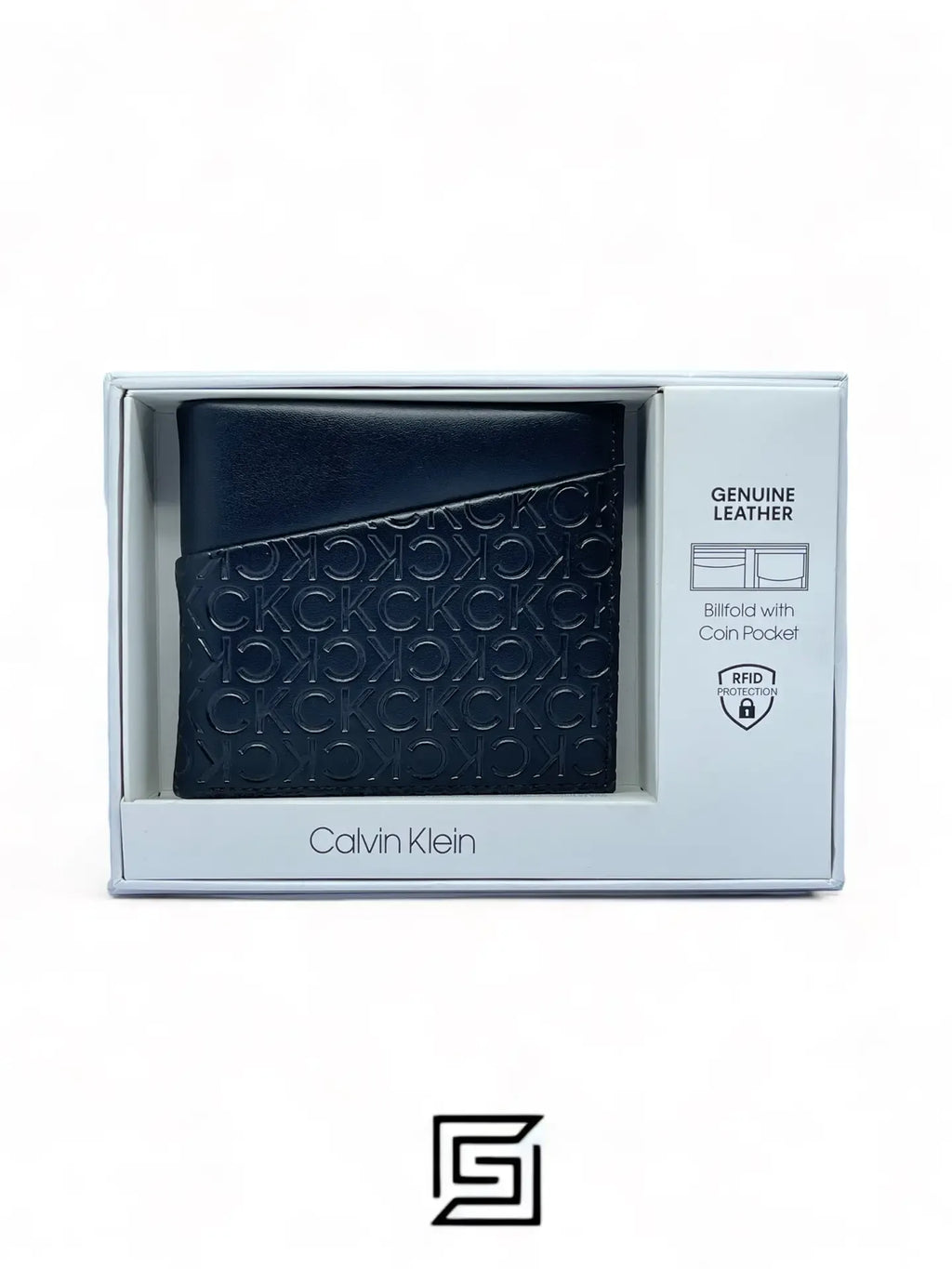 wallets CK SINGLE WALLET HALF PATTERN BIG BOX/BLACK