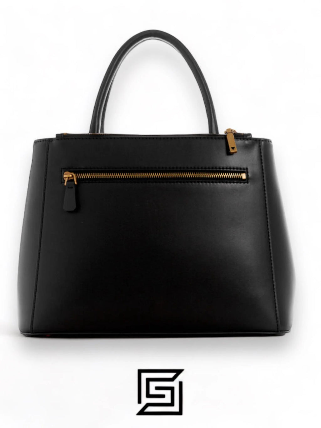 leather Guess Izzy Wide Tote SB865406 BLACK