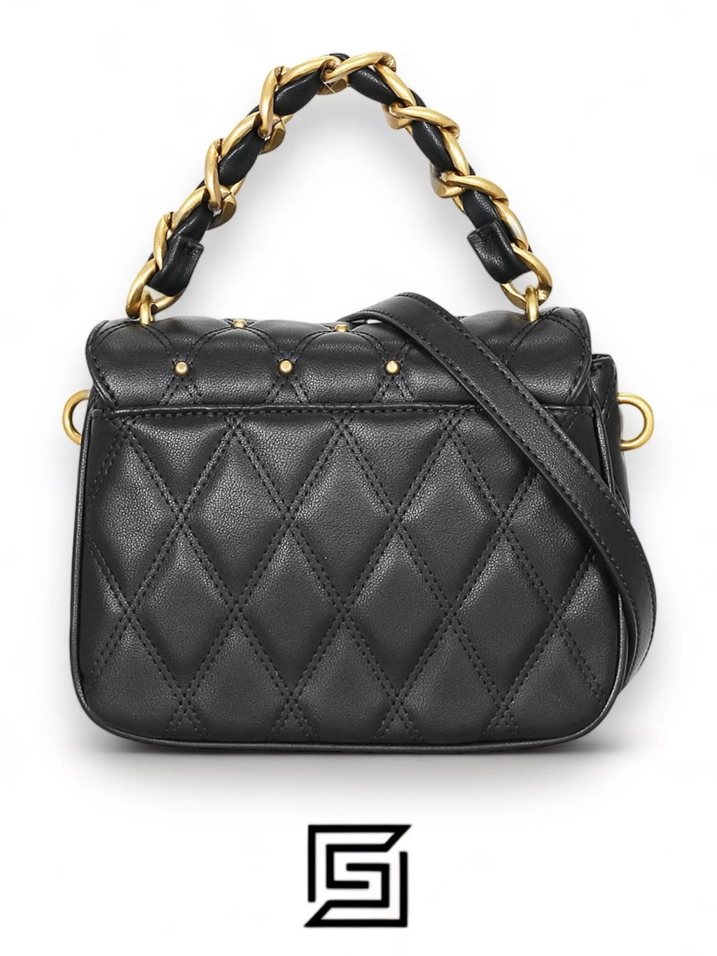 Guess leather Triana Studs Shoulder Bag