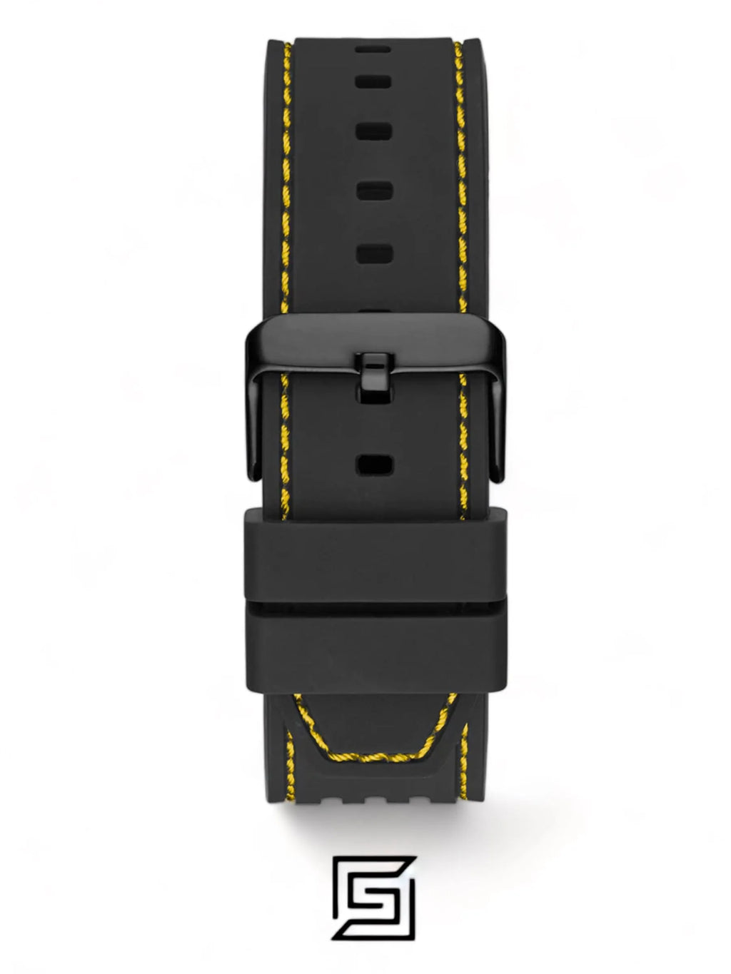 original-watches GUESS Mens Black Yellow Multi-function Watch GW0499G2