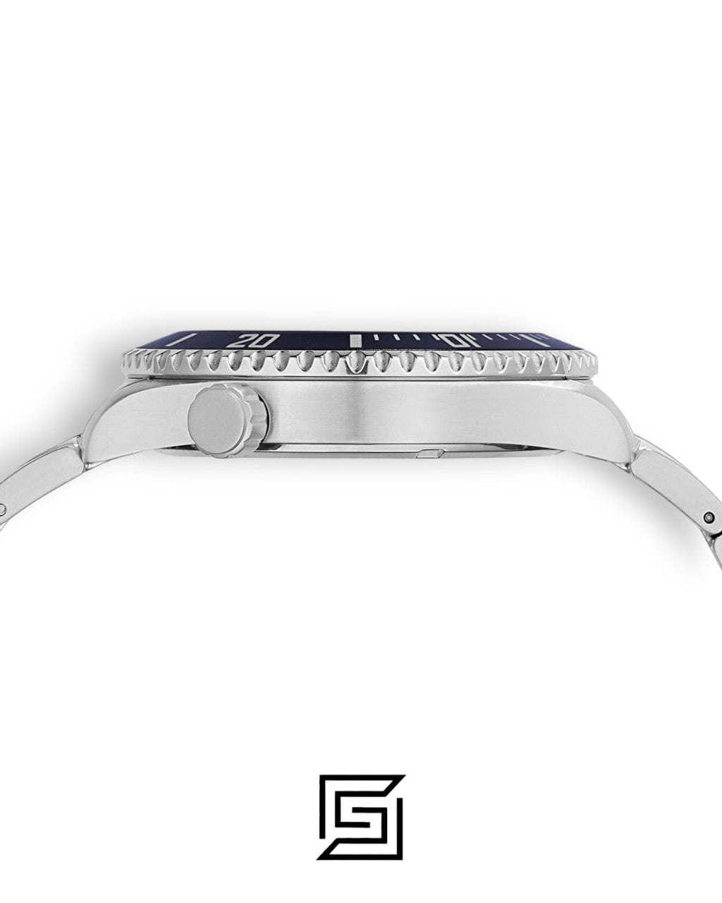 ساعة يد رجالي GUESS بلون فضي تناظري GW0488G1