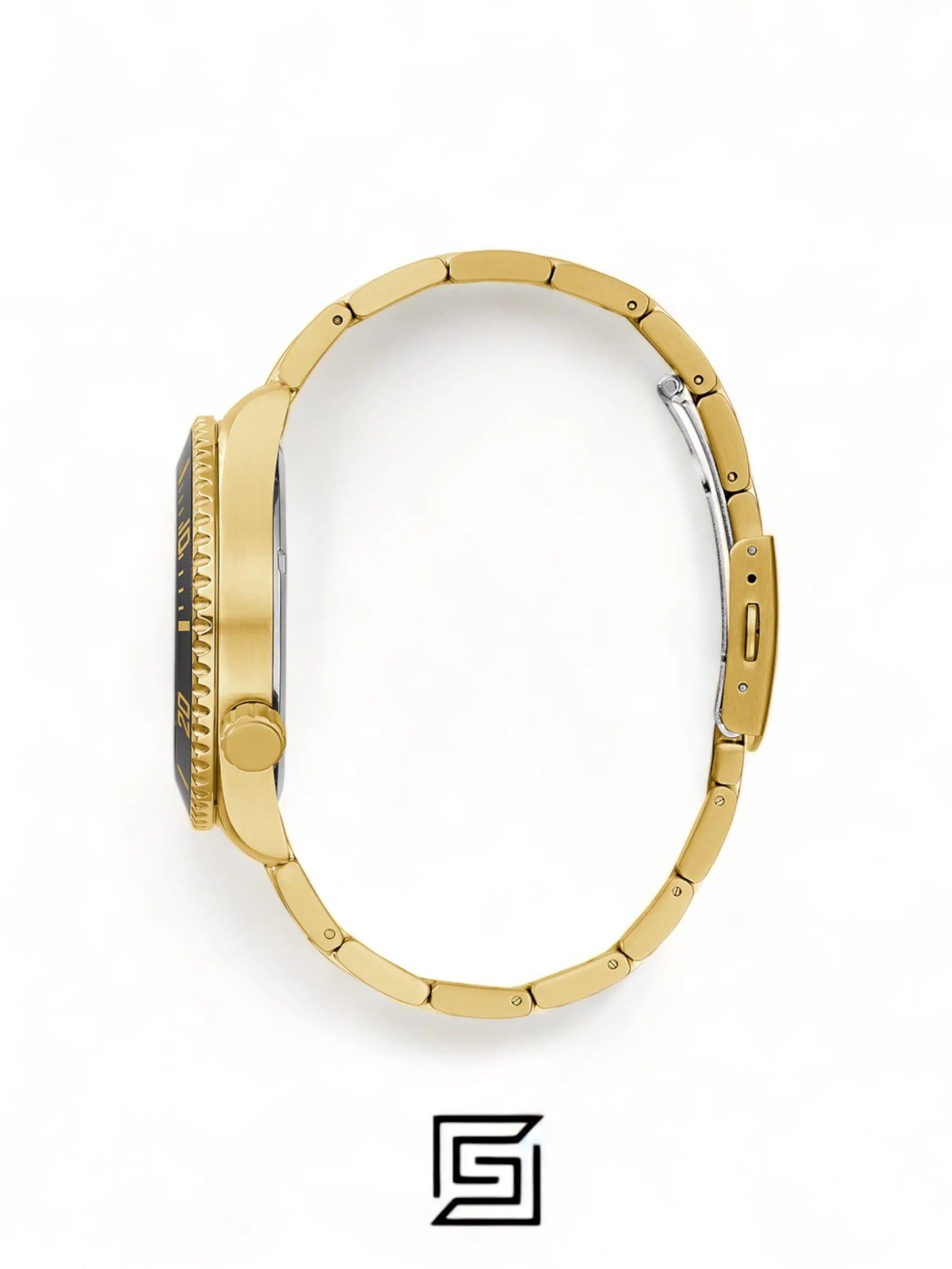original-watches GUESS Mens Gold Tone Multi-function Watch GW0488G2