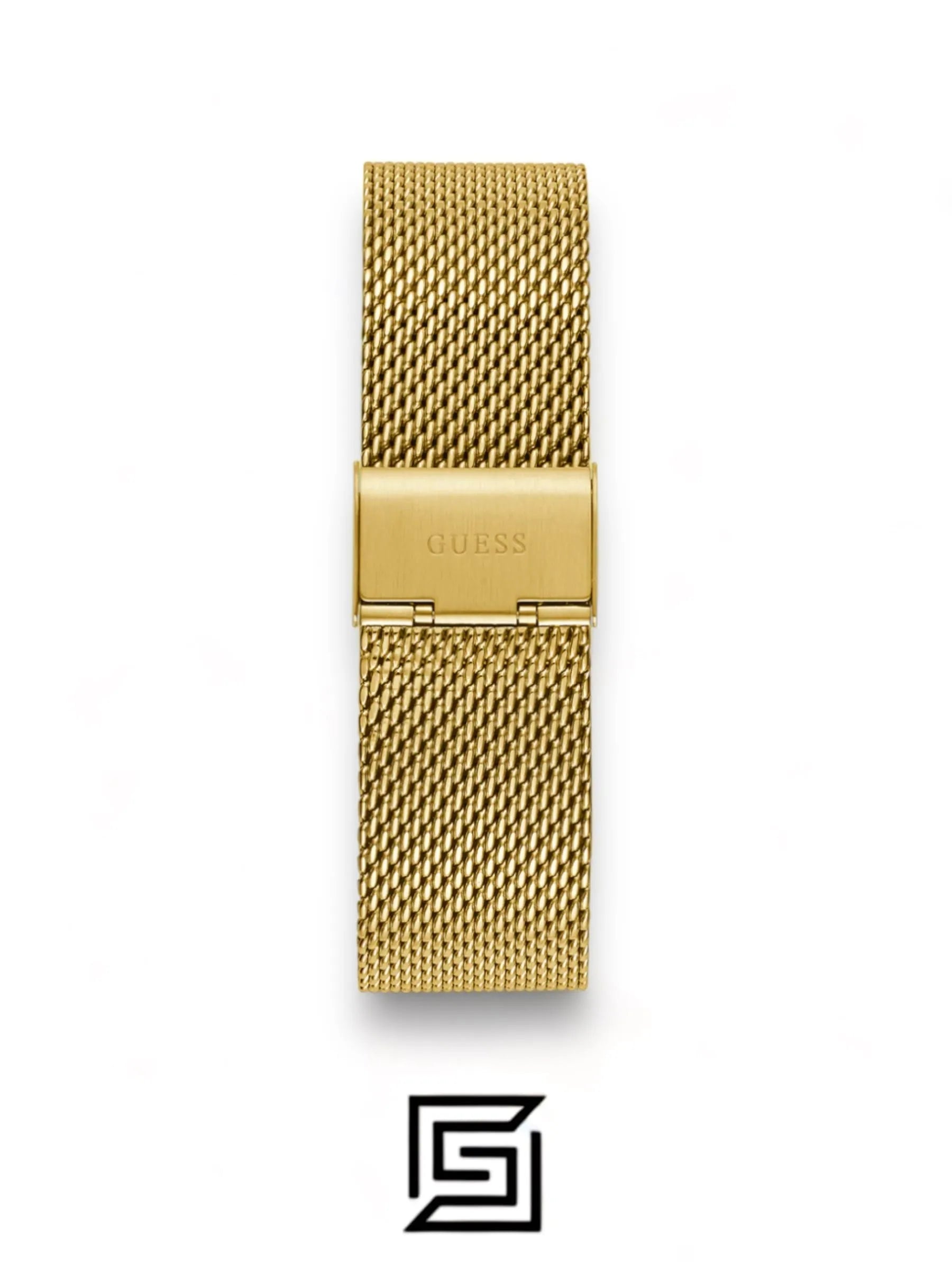 watches GUESS Mens Gold Tone Multi-function Watch GW0582G2