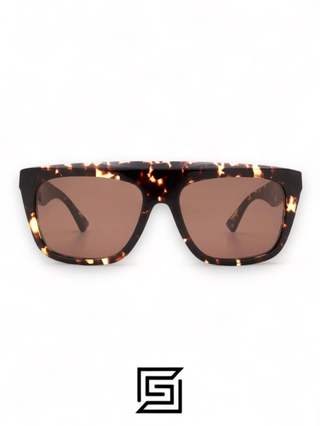 Bottega sunglasses BV1060S 002/TIGER BROWN - BROWN