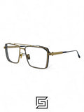 Akoni eyeglasses AKS-504B-55 CAT3 Gold and Silver