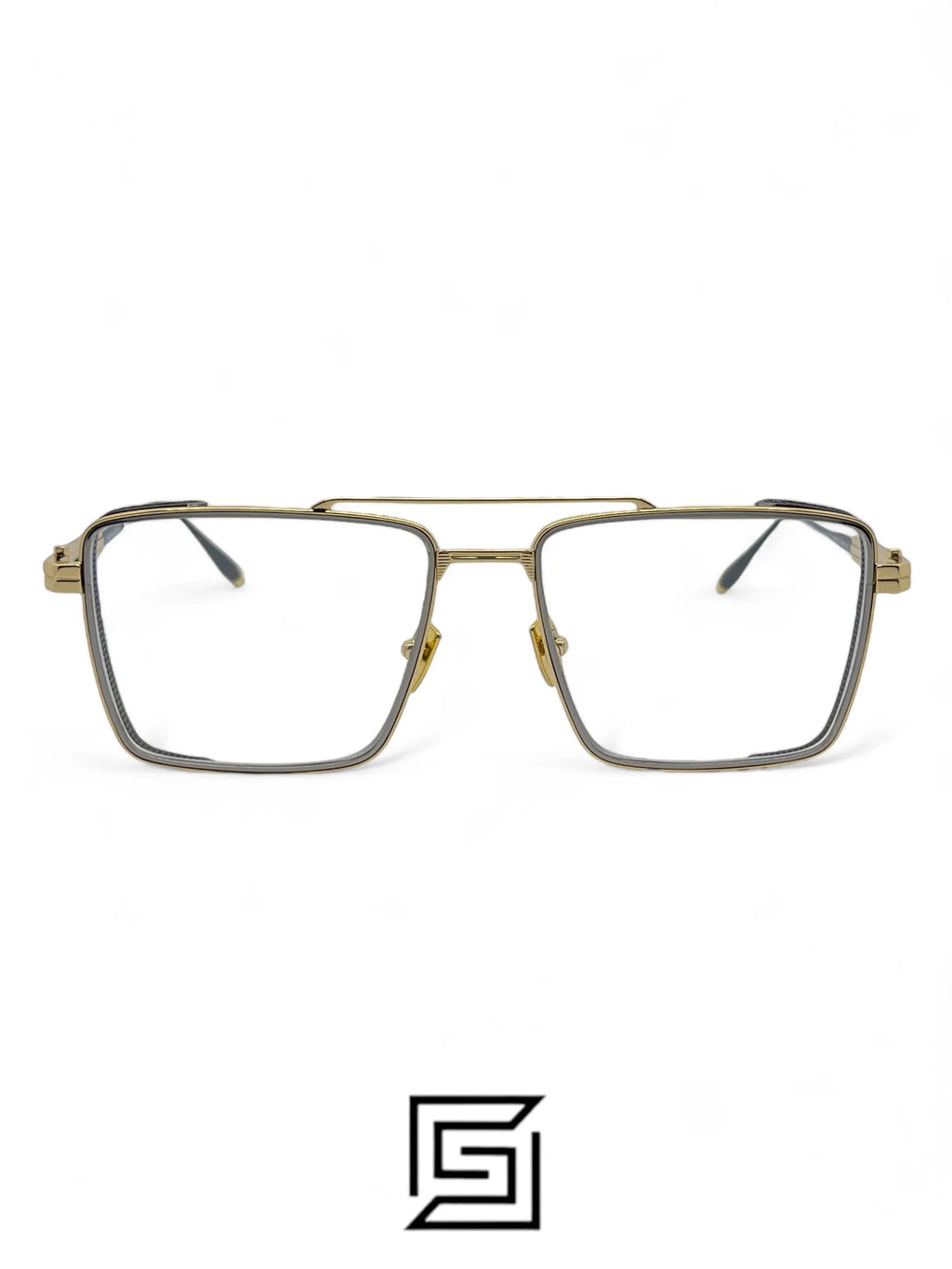 Akoni eyeglasses AKS-504B-55 CAT3 Gold and Silver