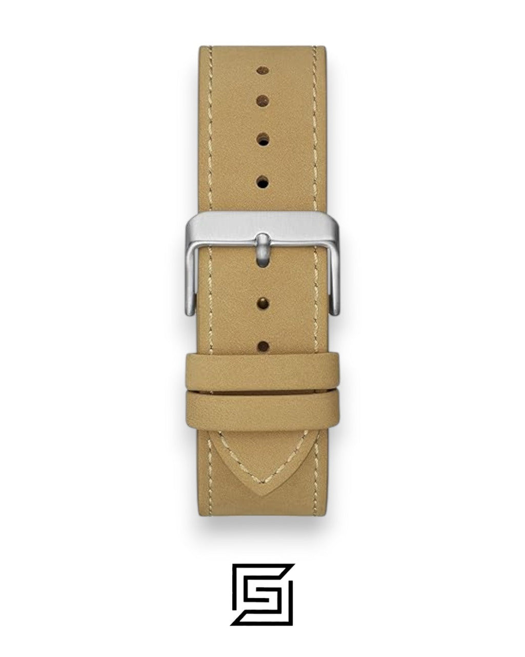GUESS MEN SILVER TONE Analog Suede strap Watch GW0262G1