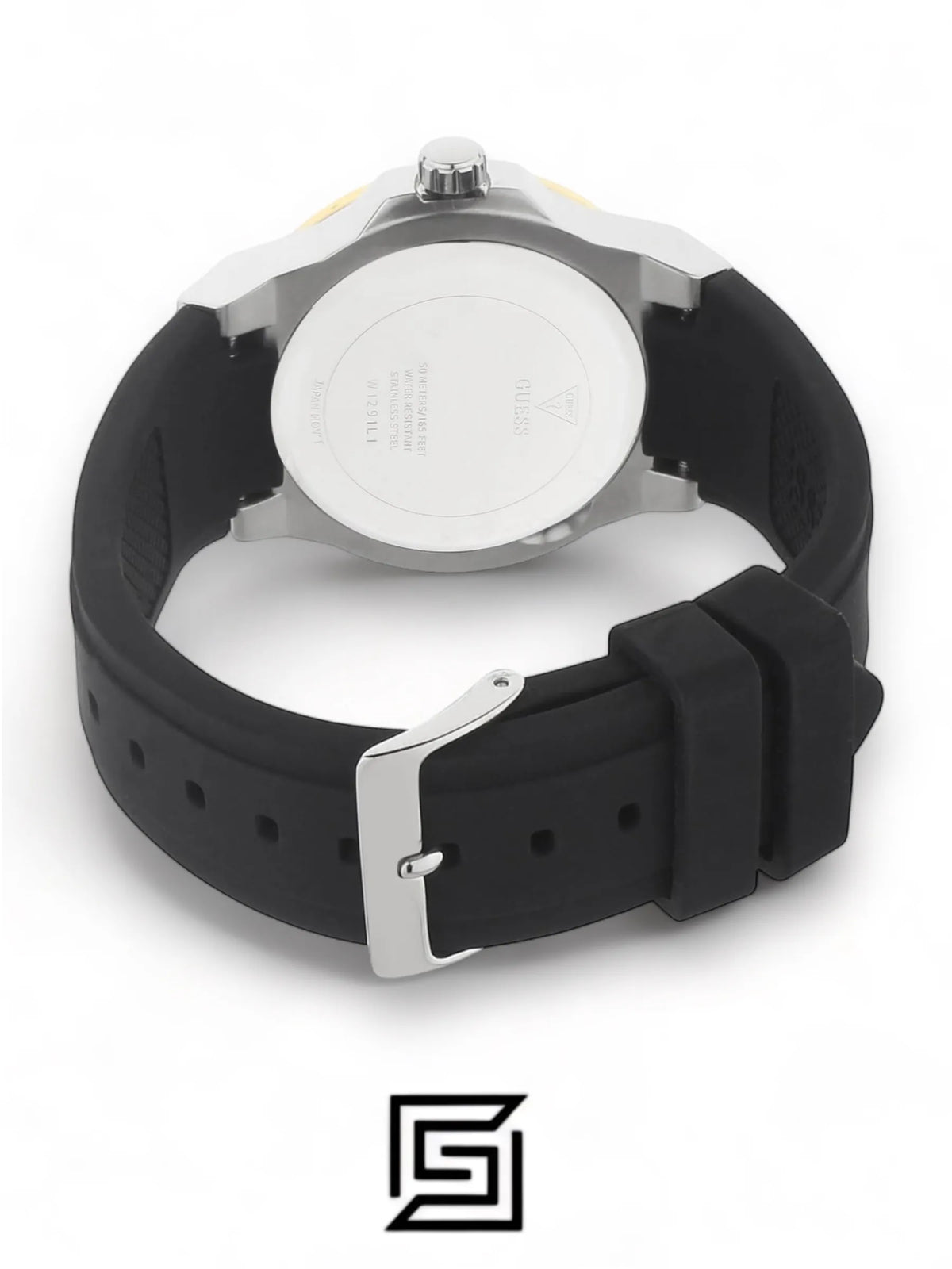 watches Guess Womens Quartz Watch Analog Display And Silicone Strap - W1291L1