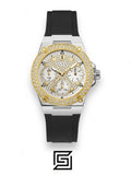 watches Guess Womens Quartz Watch Analog Display And Silicone Strap - W1291L1