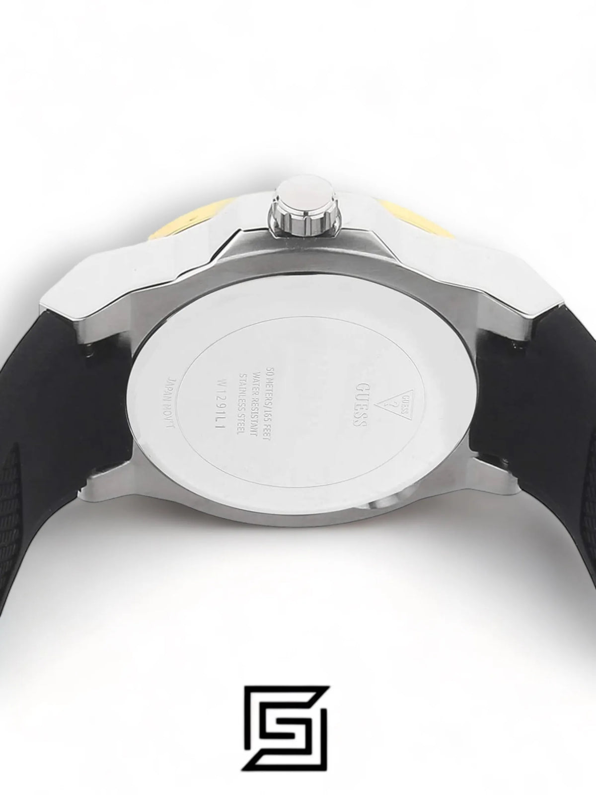 watches Guess Womens Quartz Watch Analog Display And Silicone Strap - W1291L1