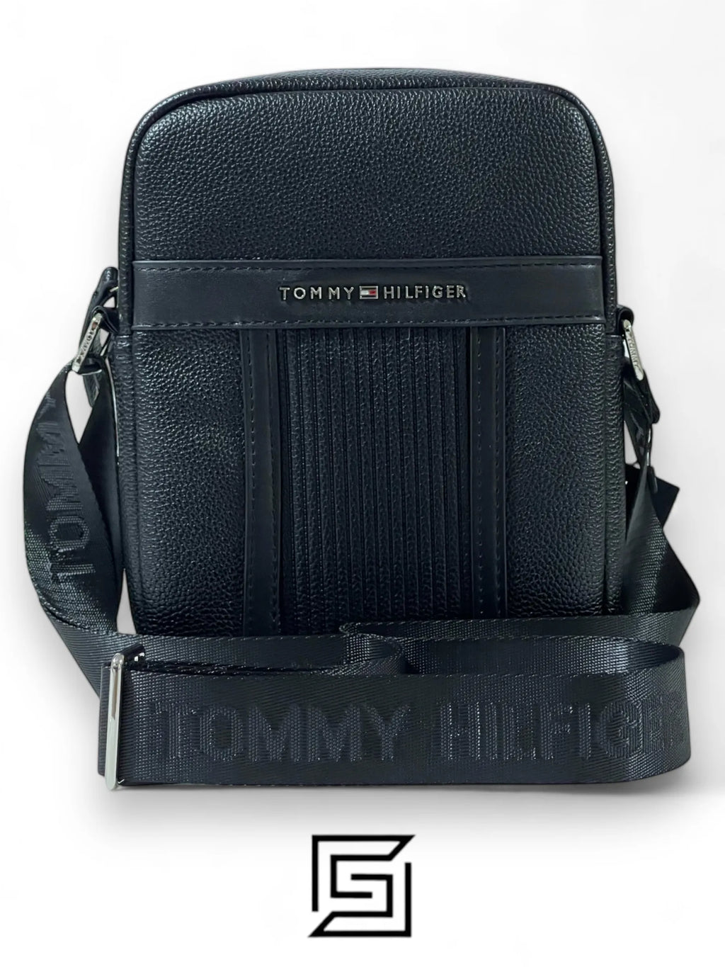 Tommy Hilfiger leather Tommy Cross Bag TM1016-8 Black