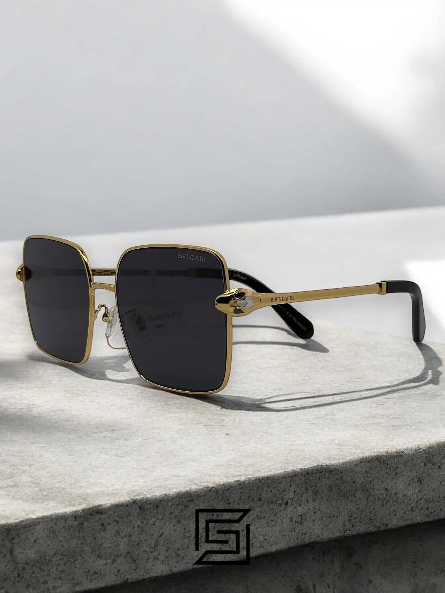 نظارة شمسية BVLGARI BV6180 نسائية - ذهبي-عدسات-ملونة