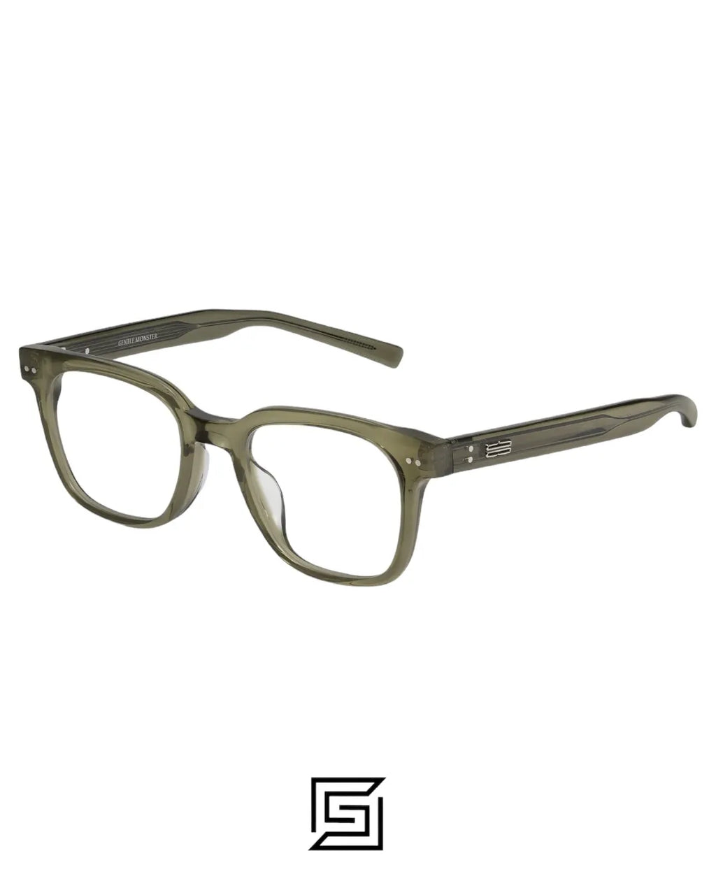 Gentle Monster eyeglasses EVAN COL.KC1- TRANSPARENT OLIVE