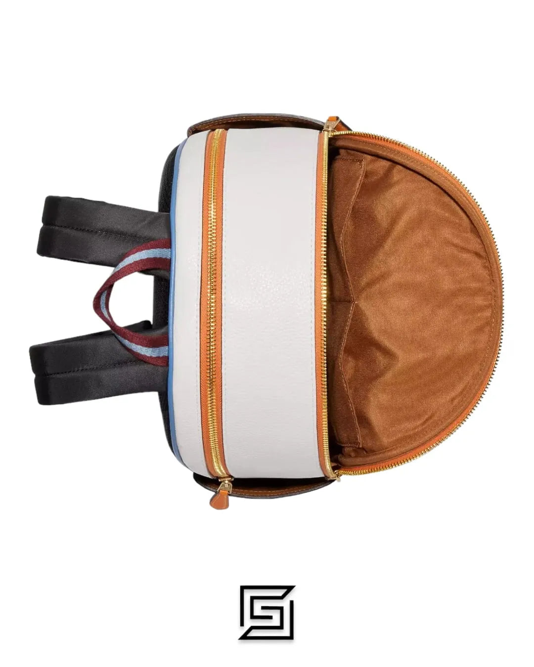leather Court Backpack With Signature Canvas Detail And Coach Stamp CE596 Z