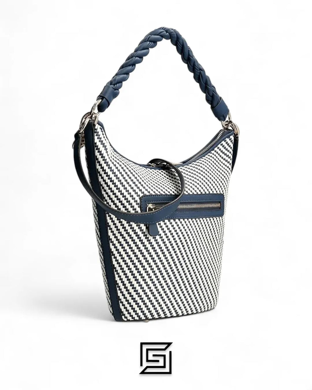 leather Guess Hassie Hobo Bag