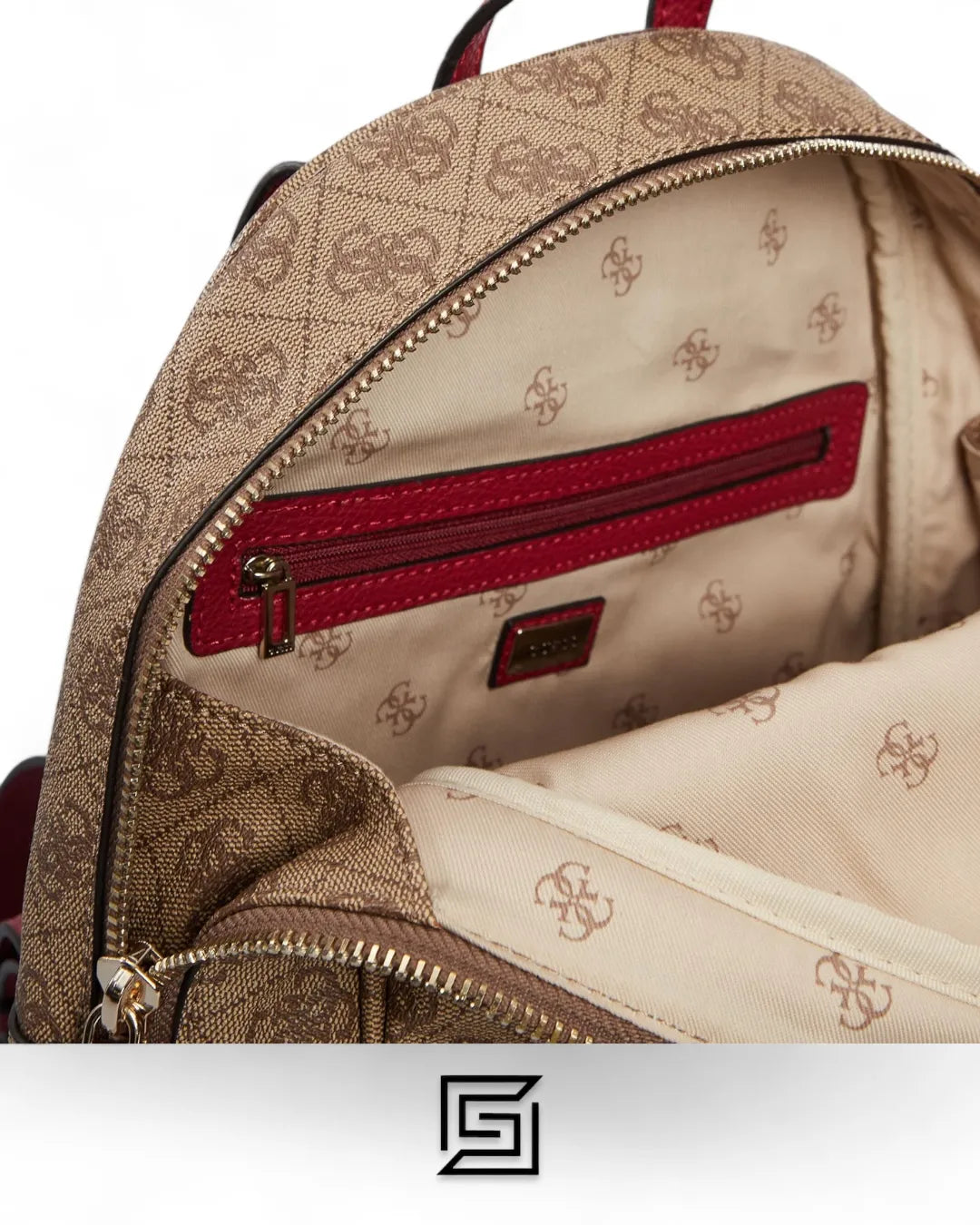 Guess leather Women's brown backpack HWBS69.95320