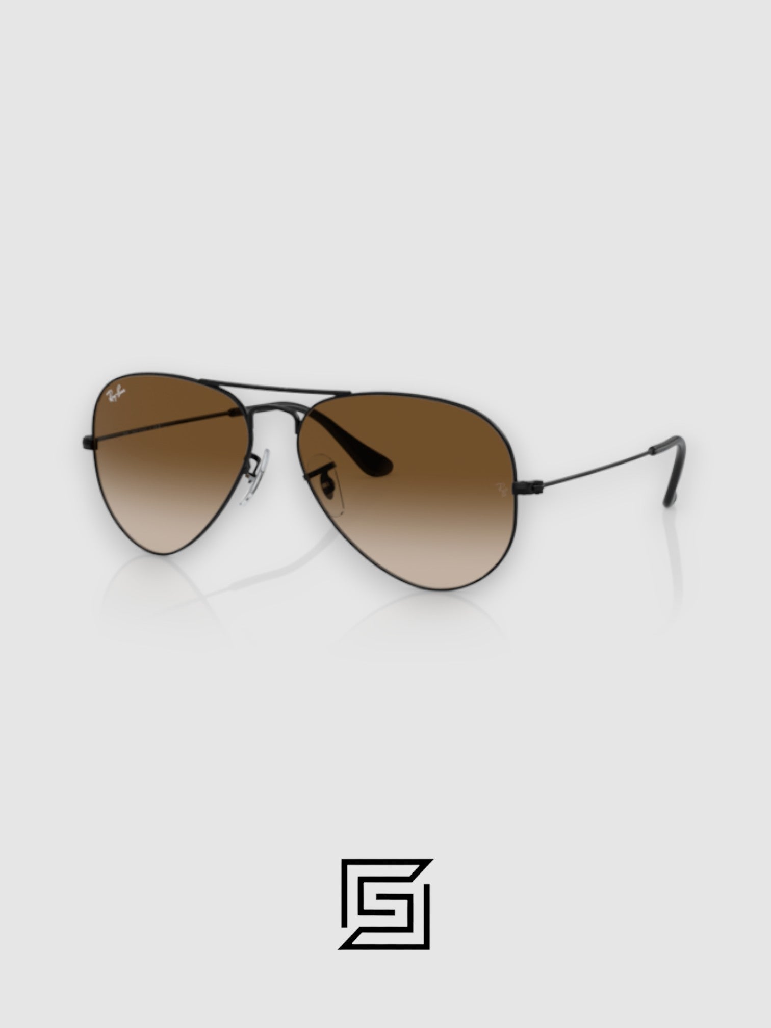 Ray Ban RB3025 AVIATOR LARGE 58 Sunglasses Unisex - black_honey