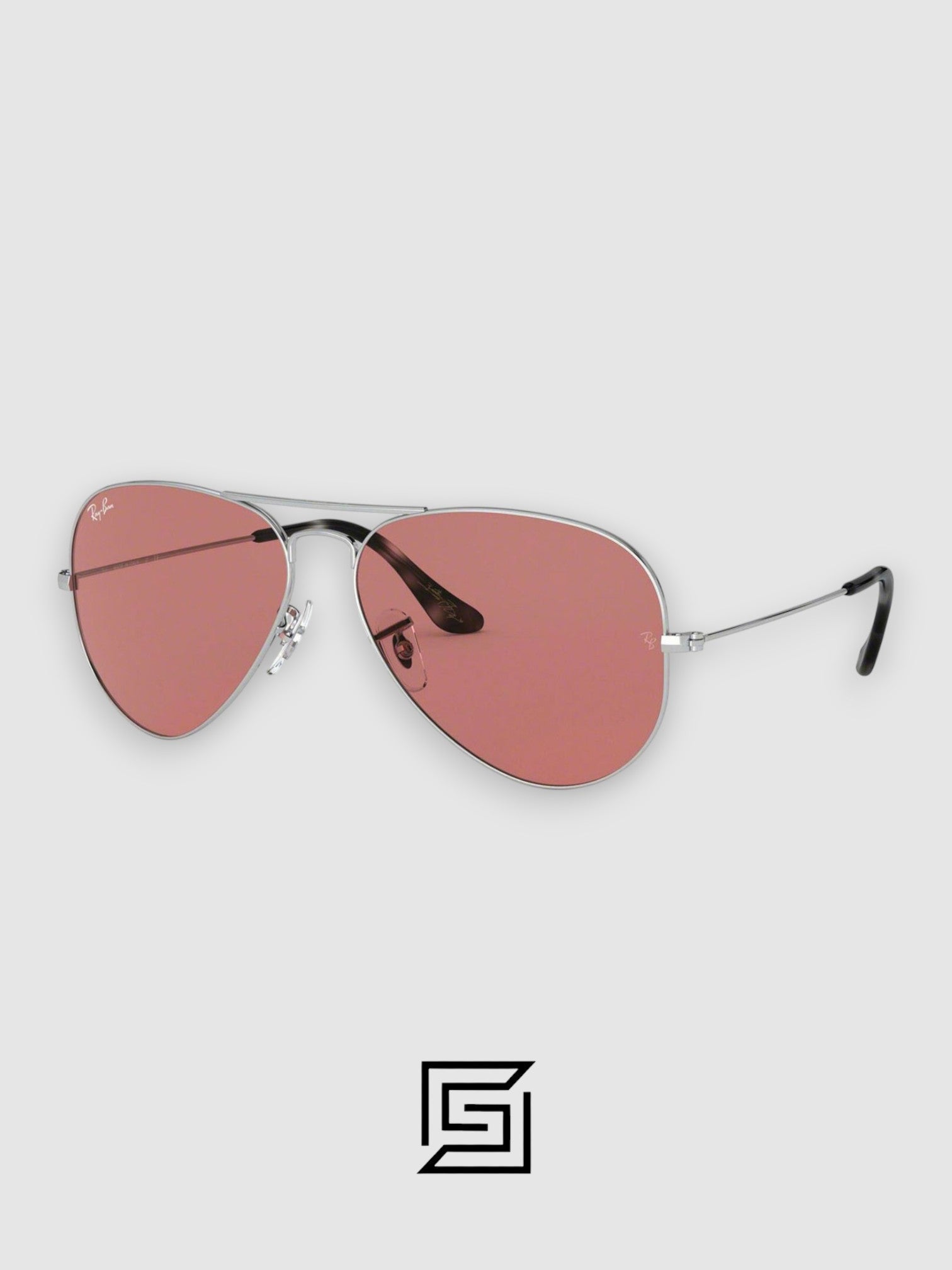 Ray Ban RB3025 AVIATOR LARGE 58 Sunglasses Unisex - Silver_Red