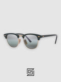 Ray Ban Sunglasses RB3016 CLUBMASTER Unisex - BLACK_GREY