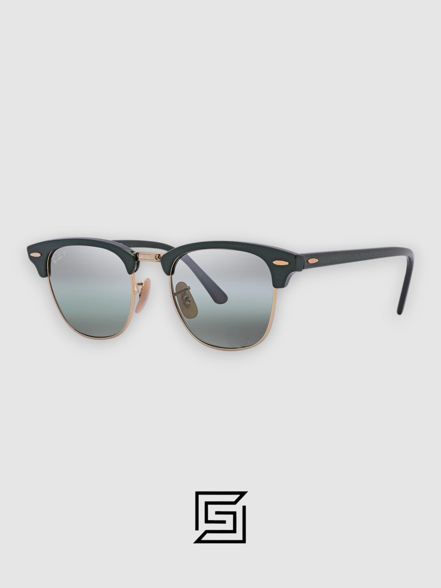Ray Ban Sunglasses RB3016 CLUBMASTER Unisex - BLACK_GREY