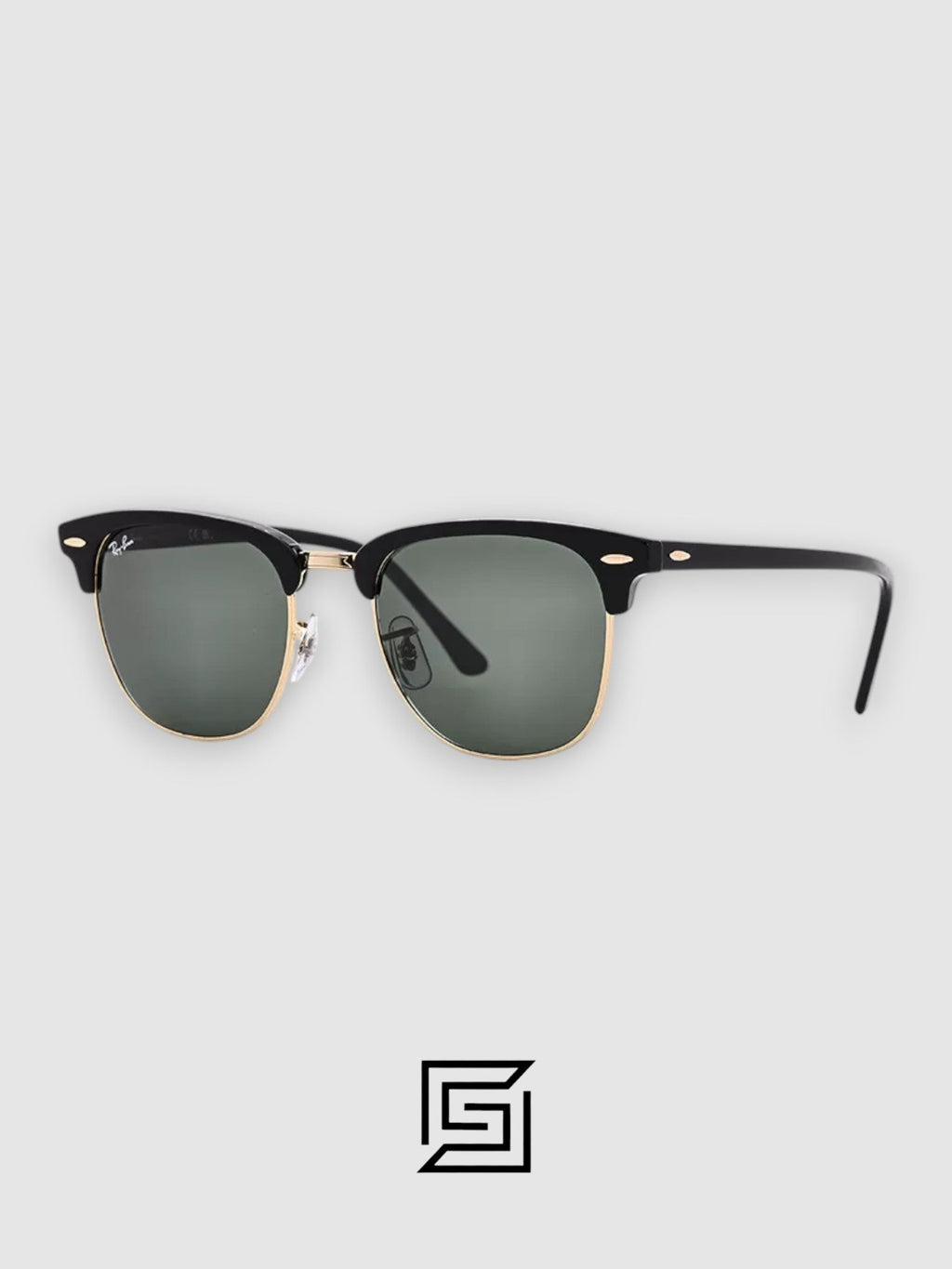 Ray Ban Sunglasses RB3016 CLUBMASTER Unisex - BLACK_BLACK