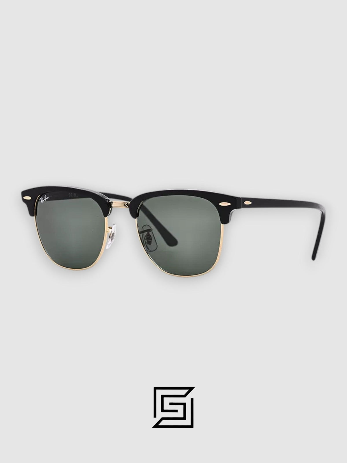 Ray Ban Sunglasses RB3016 CLUBMASTER Unisex - BLACK_BLACK
