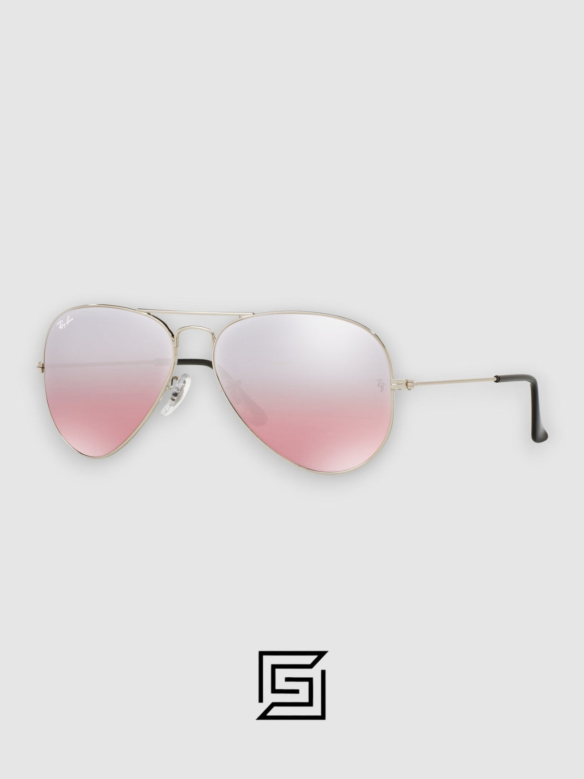 Ray Ban RB3025 AVIATOR LARGE 58 Sunglasses Unisex - silver_pink