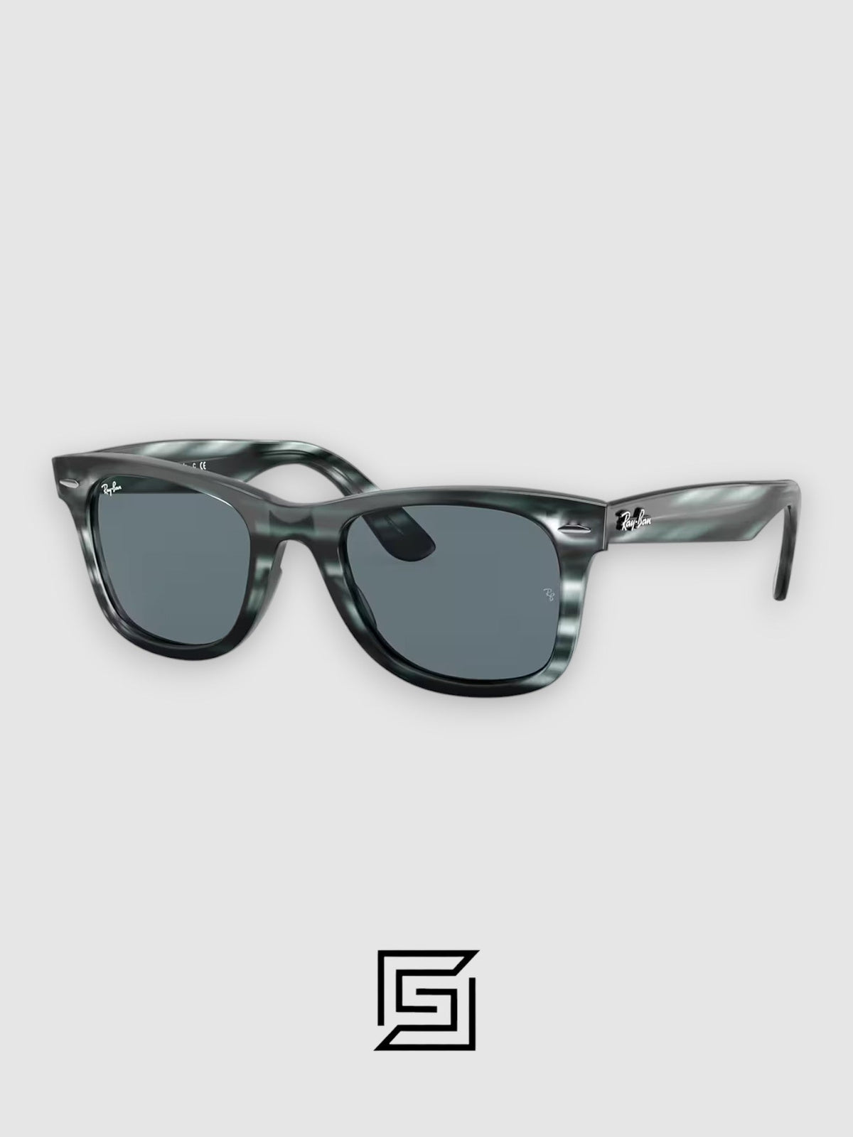 Ray Ban RB4340 WAYFARER EASE Sunglasses Unisex - transparent-grey