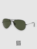 Ray Ban RB3025 AVIATOR LARGE 58 Sunglasses Unisex - black_G15