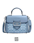 Morgan Top Handle Satchel Bag In Signature Chambray Style No. CH142