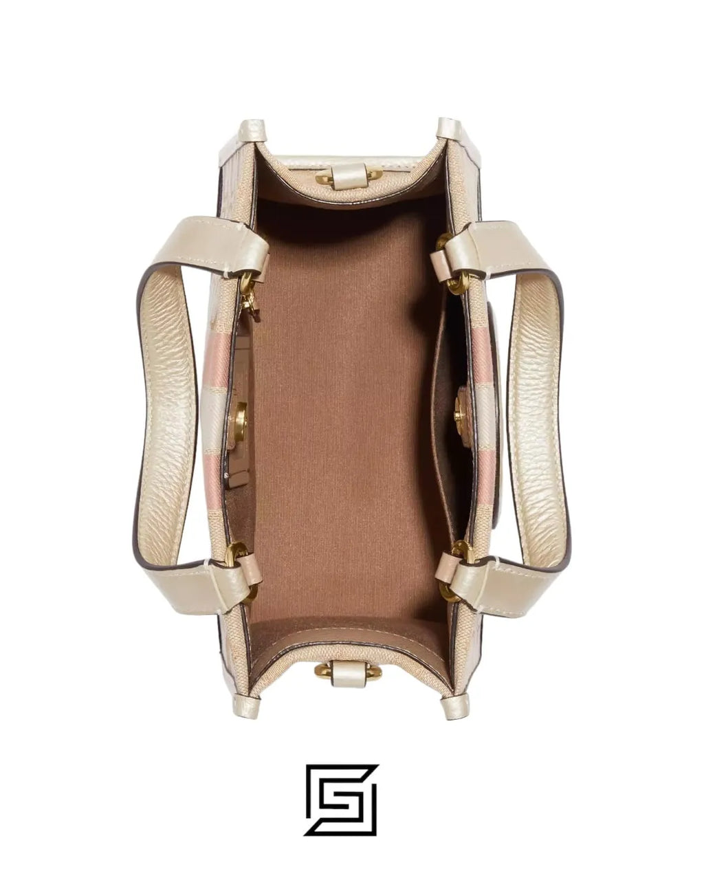Dempsey Tote 22 In Signature Jacquard With Stripe And Coach Patch Style No. C8417 Small
