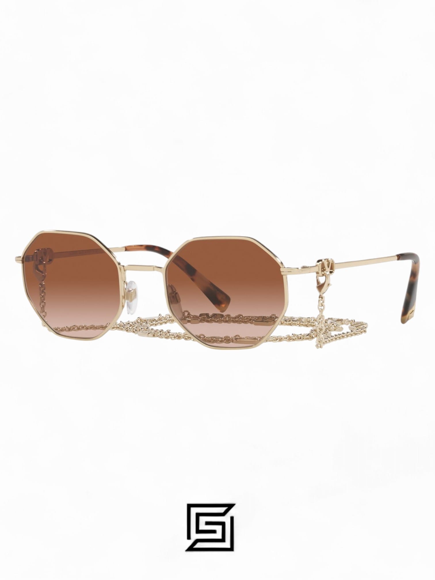 VALENTINO VA2040 Sunglasses For Women - GOLD_HONEY