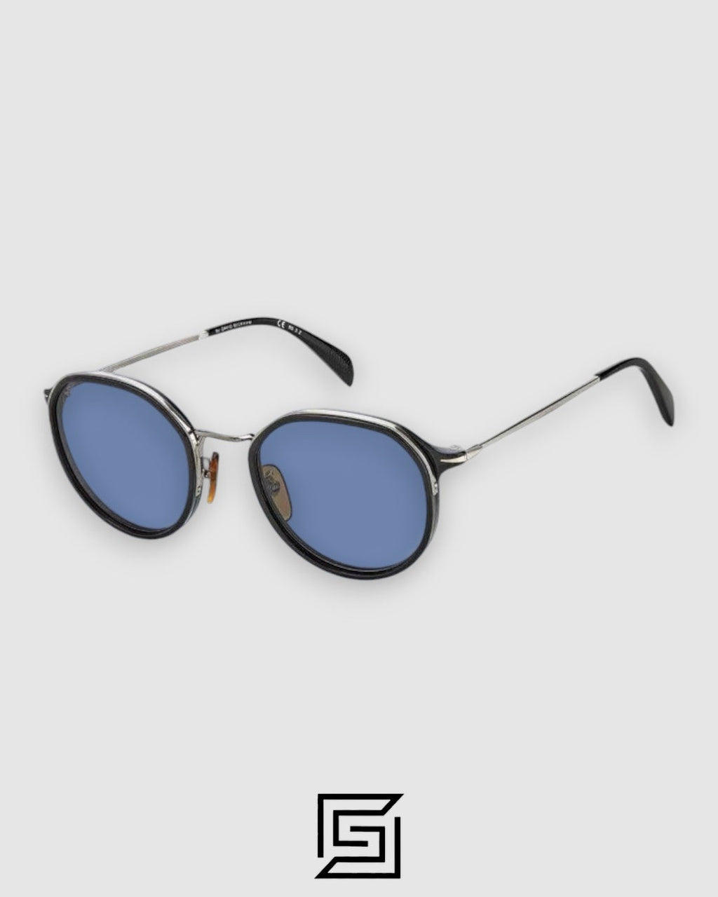 David Beckham DB1055 Sunglasses Men - BLACK-BLUE