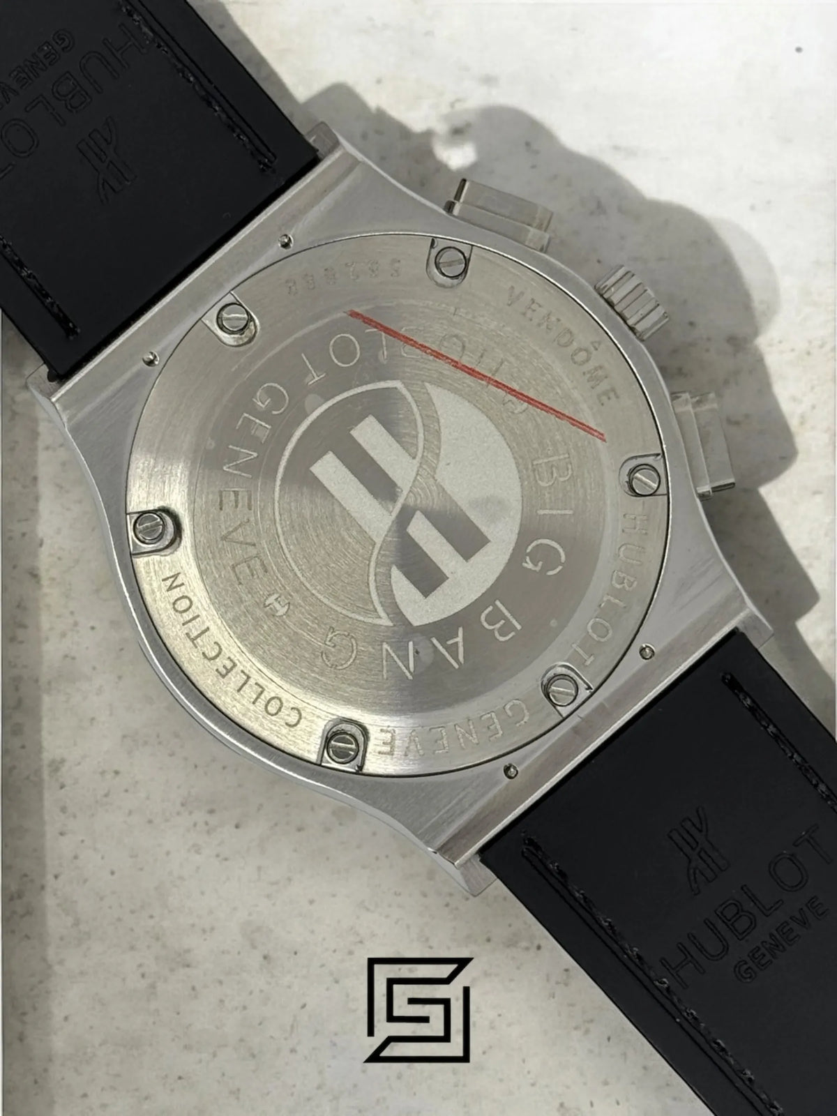 watches HUBLOT CLASSIC NEW - Brown Chamois Band - Grey Dial - Silver Body