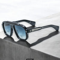 Jacques Marie Mage OCTAVIAN Sunglasses For Men - black
