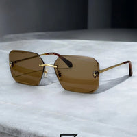 BVLGARI BV40026 sunglasses for women - brown
