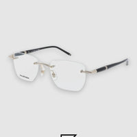 MontBlanc Mont Blanc MB0344 Eyeglasses For Men - silver-2