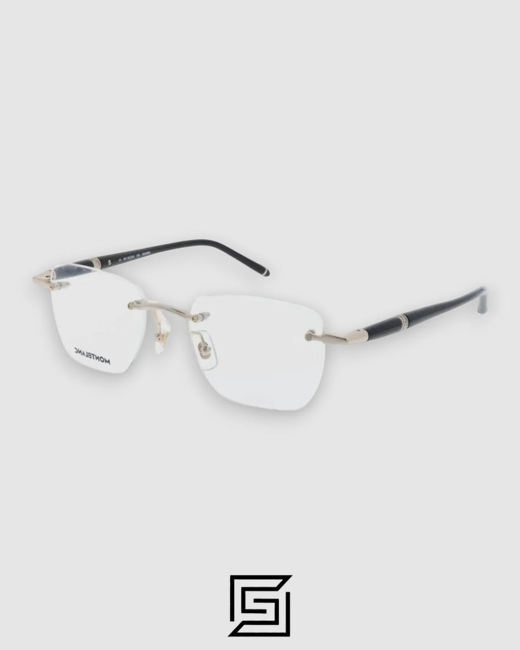 MontBlanc Mont Blanc MB0344 Eyeglasses For Men - silver-2