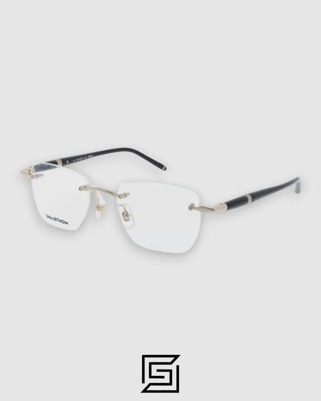 MontBlanc Mont Blanc MB0344 Eyeglasses For Men - silver-2