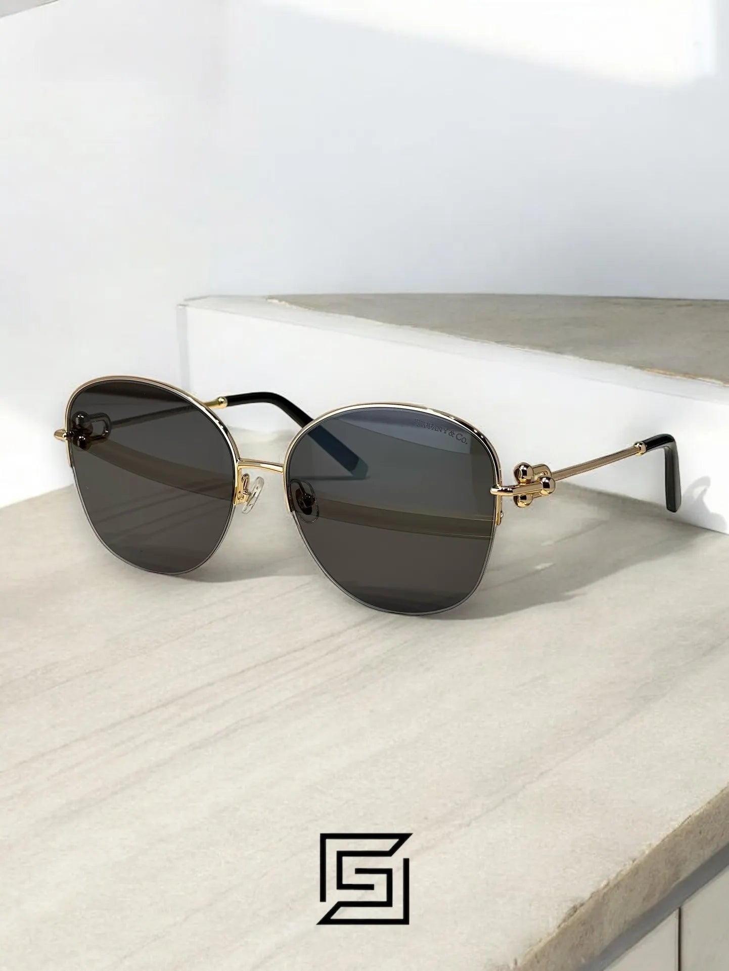 نظارة شمسية TIFFANY & CO TF3082 للنساء - أسود