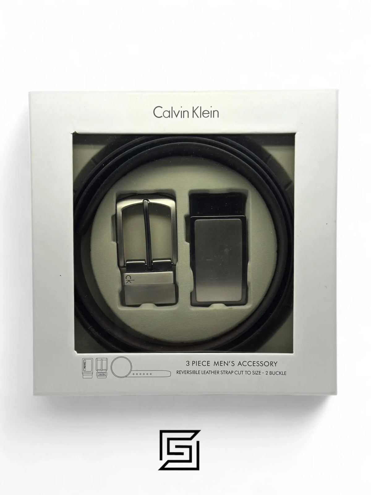 Calvin Klein leather Ck Belt Set 6