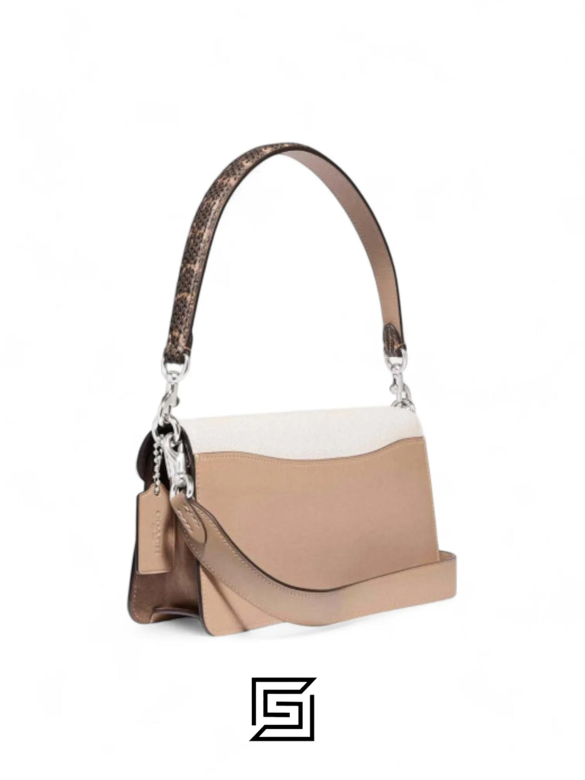 Coach Tabby 26 Leather & Snakeskin Shoulder Bag Style No.39972