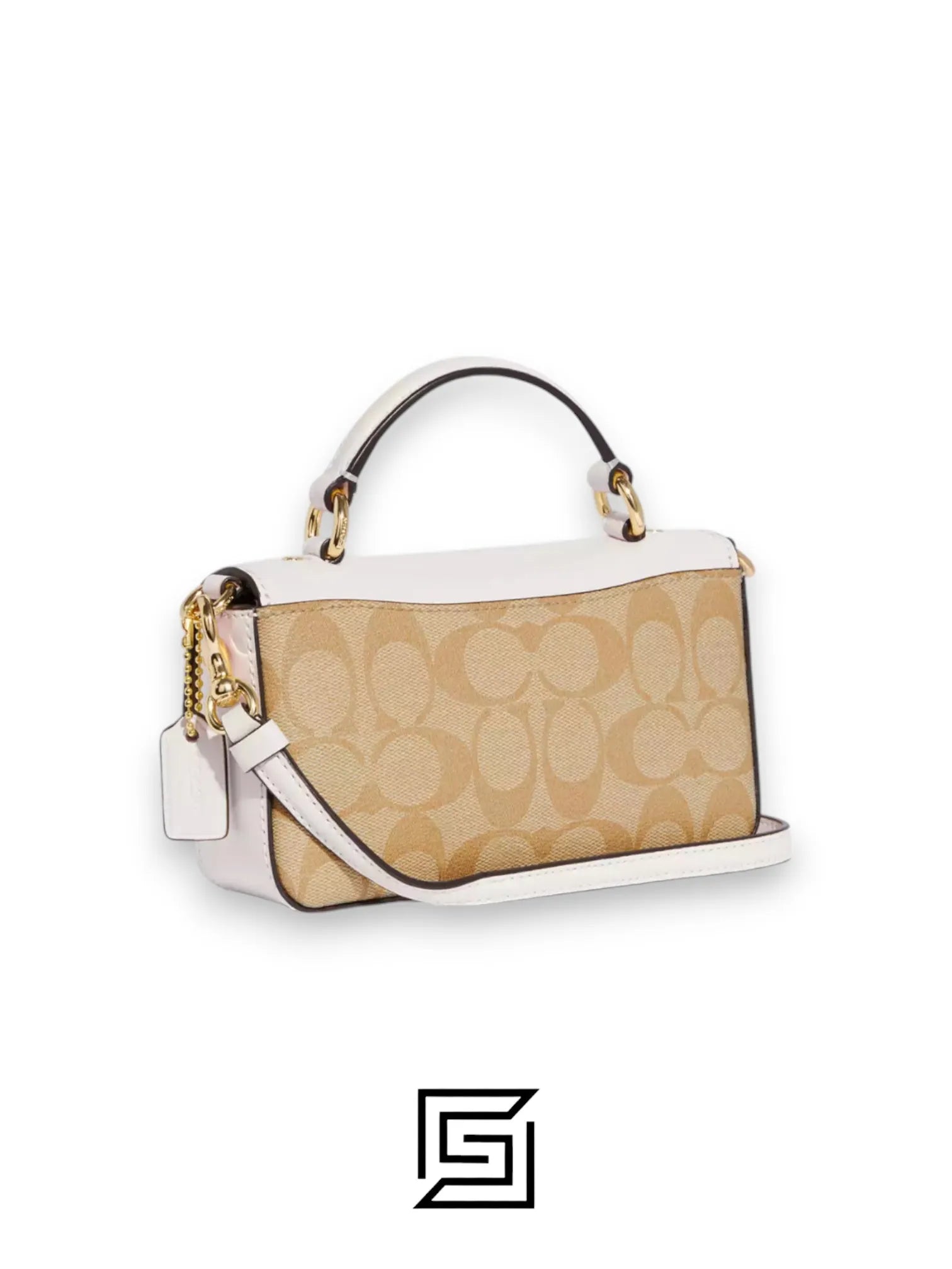 Mini Josie Top Handle Crossbody In Blocked Signature Canvas Style No. CC340