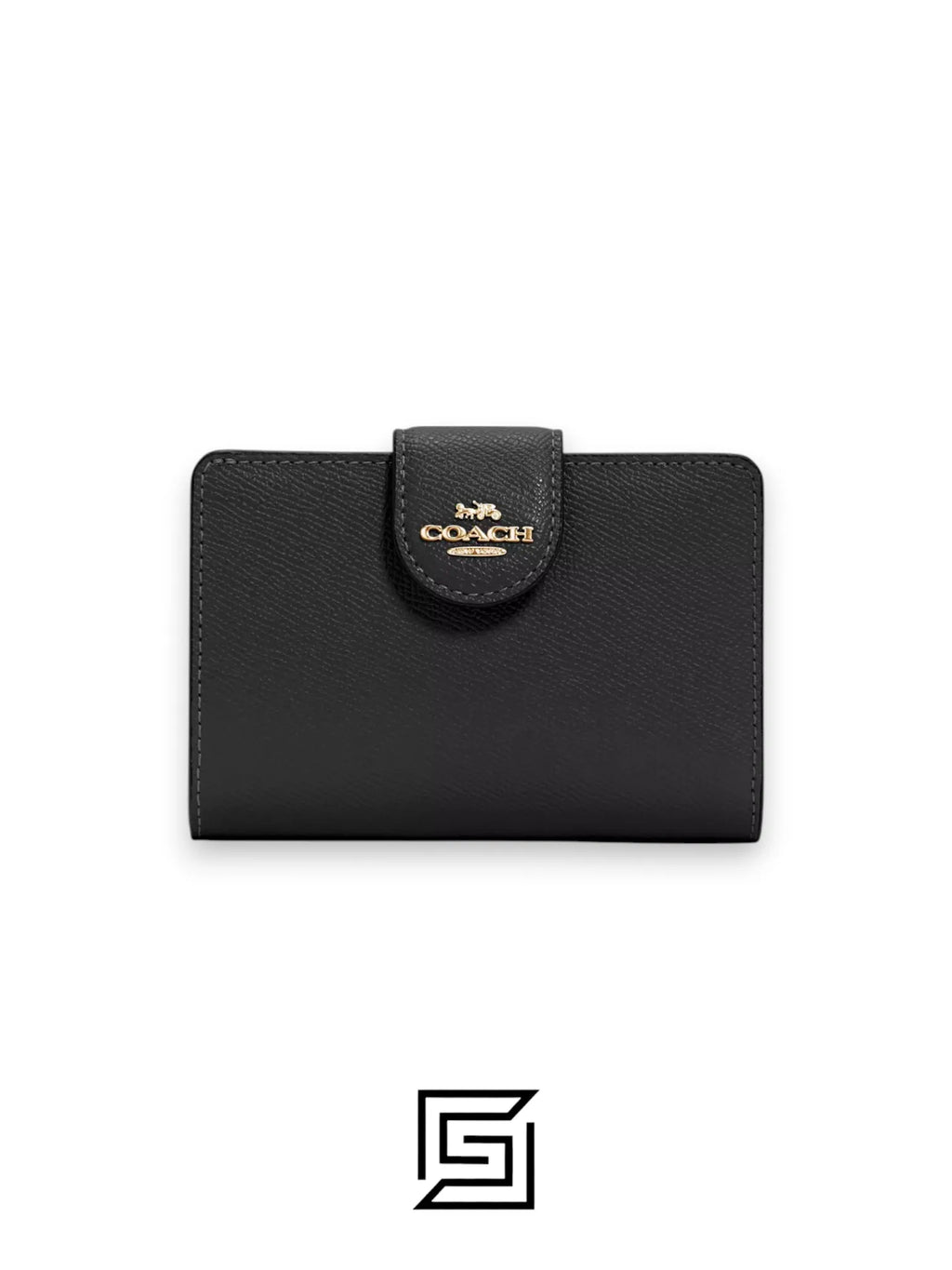 Medium Corner Zip Wallet Style Number 6390 Black