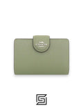 Medium Corner Zip Wallet Style Number 6390 Olive