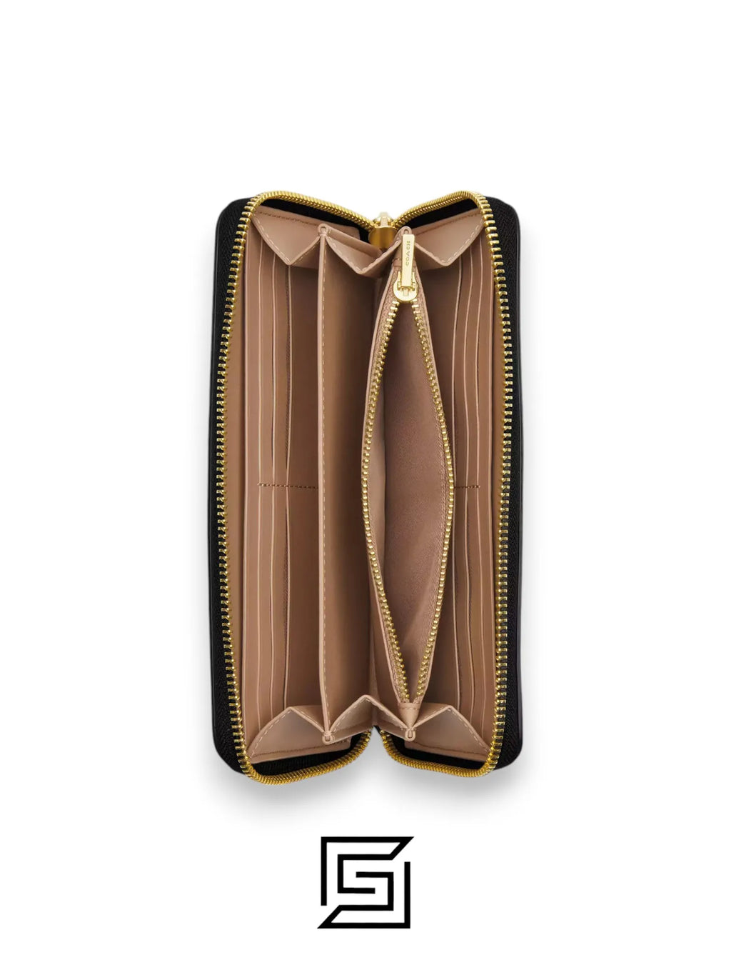 Long Zip Around Wallet In Signature Canvas Style No. CP409