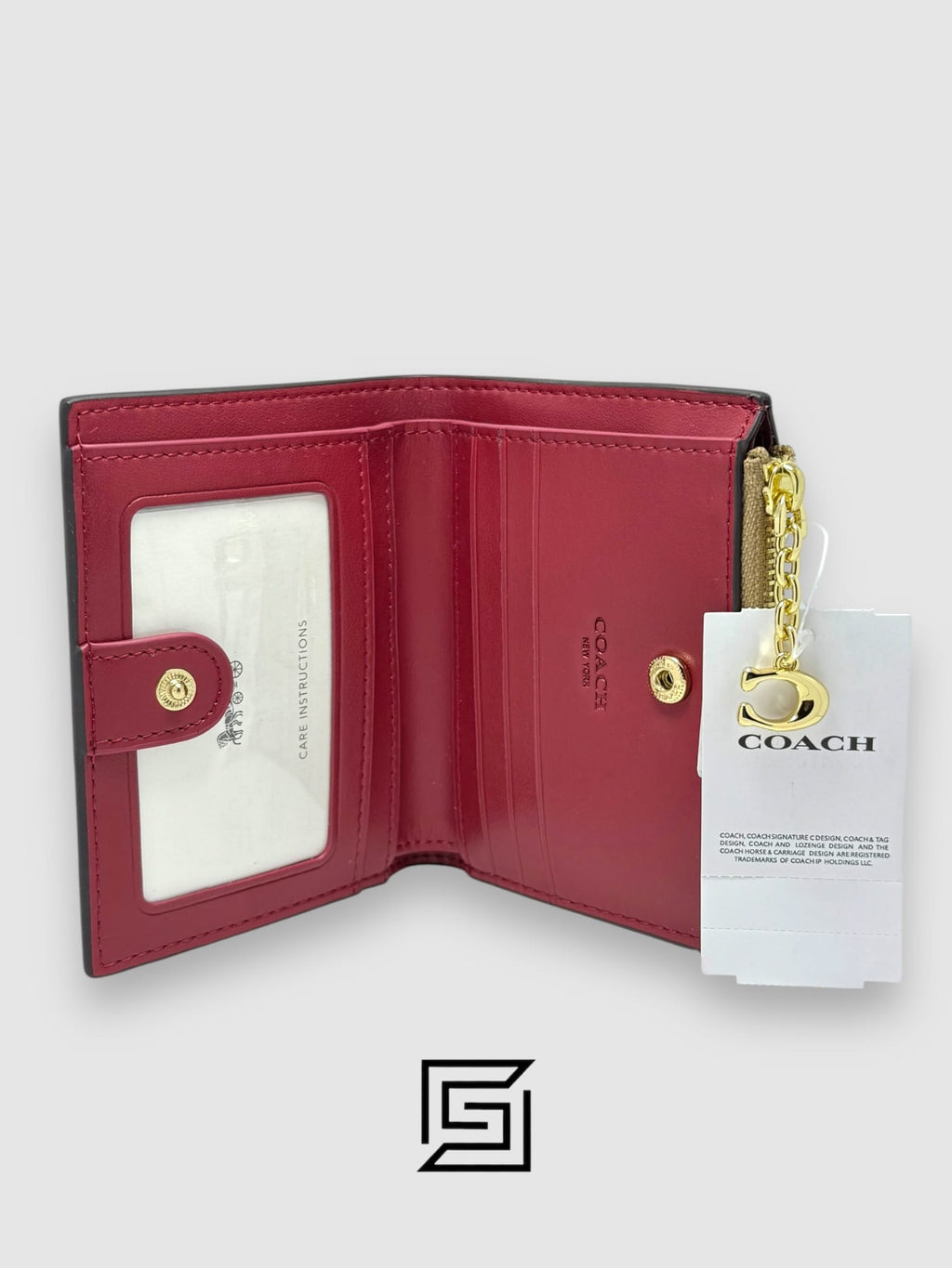 Coach Snap Card Case In Desert Tulip Print – Style No. F76881