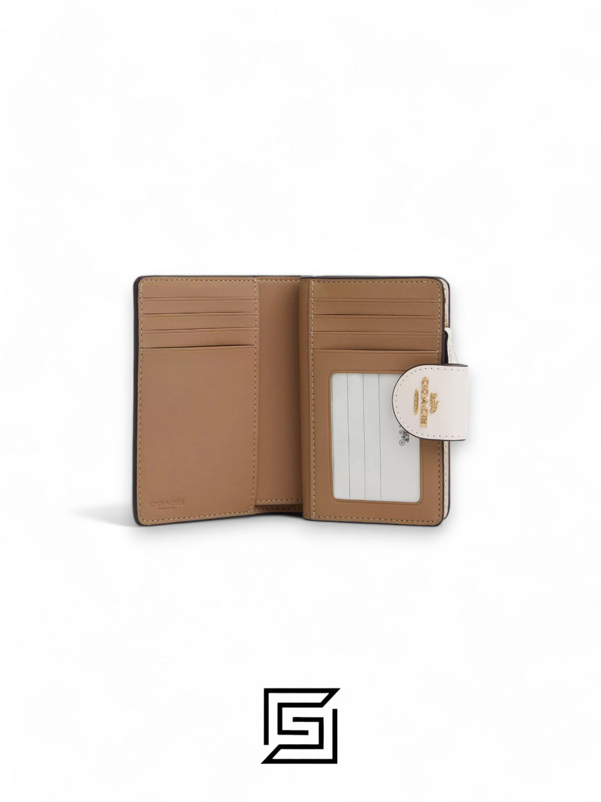 Coach Medium Corner Zip Wallet In Signature Canvas With Heart Print Style No. CQ146